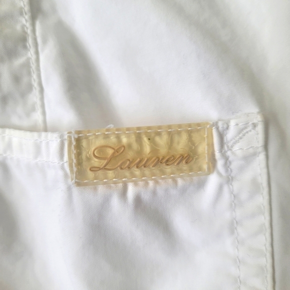 Lauren Ralph Lauren Wide Leg Cargo Capri Pants in White - Picture 15 of 16